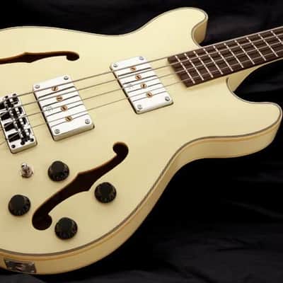 Warwick RockBass Star Bass, 4-String - Solid Creme White High Polish image 2