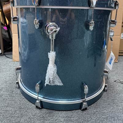 Pearl Export 22" x 18" Bass Drum #703 High Voltage Blue Sparkle - Brand New image 6