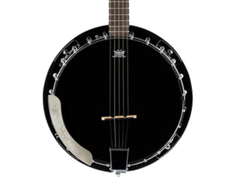 Ortega Guitars OBJ250-SBK Raven Series 5-String Banjo - Black - Open Box image 1