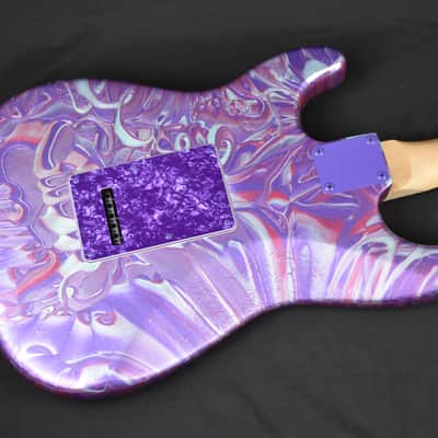Stratocaster Grape Ape Purple Swirl SSS 5-Way Wilkinson 60's WVS Alnico 5 image 7