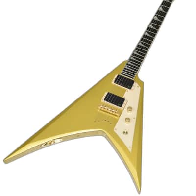 ESP LTD KH-V Kirk Hammett Signature Guitar Metallic Gold 0282 image 1