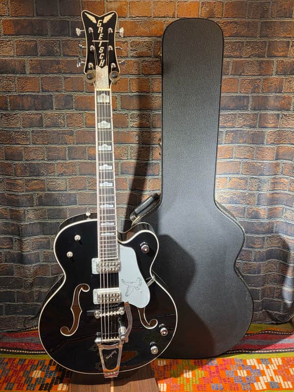 Gretsch G6136TSL Silver Falcon Bigsby Black w/ OHSC & CoA image 1