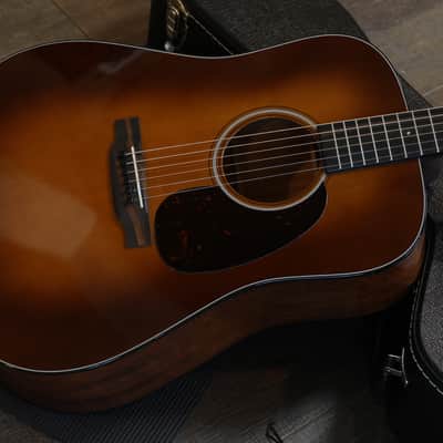 2022 Martin Standard Series D-18 Dreadnought Acoustic Guitar Ambertone + OHSC image 2