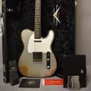 2021 Fender Custom Shop Wildwood 10 '62 Telecaster Custom Heavy Relic Silver Sparkle w/OHSC