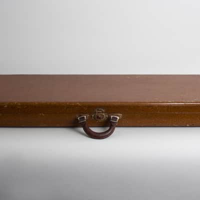 National  Grand Console Model 1050 Double Eight Lap Steel Electric Guitar (1949), ser. #V15591, original brown hard shell case. image 9