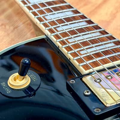 🔥2015🔥 Burny SRLC-55 Black Les Paul Custom~ Gold Hardware~ Japanese Import! image 10