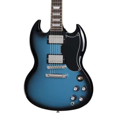 Gibson SG Standard 61 Stop Bar Pelham Blue Burst image 1