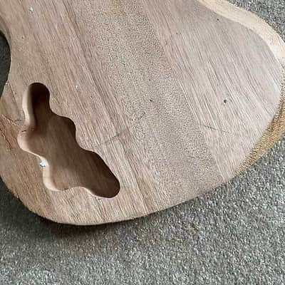 Unfinished Mahogany HHH Guitar Body DIY Project image 3