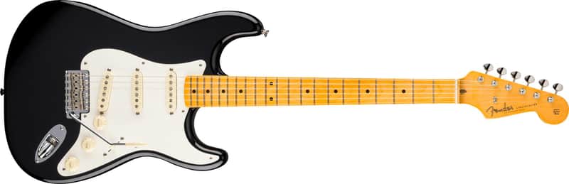 FENDER - American Vintage II 1957 Stratocaster Maple Fingerboard Black - 0110232806 image 1