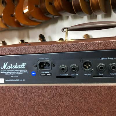 Ampli Marshall Acoustic Soloist AS50D 2 canaux 50 Watts 2x8 Electro-Acoustic guitare et voix image 10