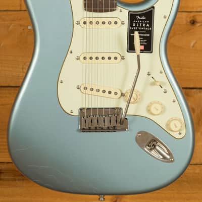 Fender American Ultra Luxe Vintage '60s Stratocaster - Rosewood - Ice Blue Metallic image 1