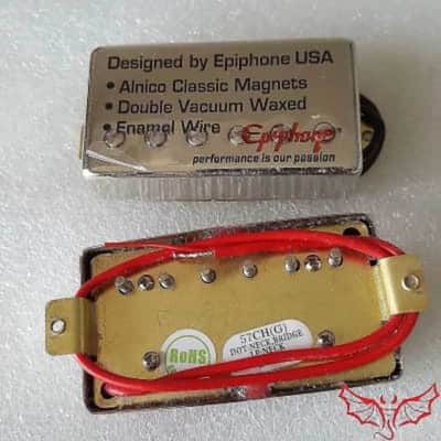 Epiphone Classic Alnico Neck and Bridge Humbucker Pickups Set For Epiphone Les Paul SG DOT image 2