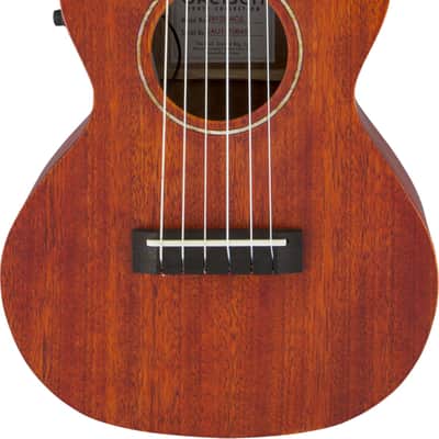 Gretsch G9126ACE Solid Quartersawn Mahogany Acoustic-Electric Tenor Guitalele, Honey Mahogany Stain image 1