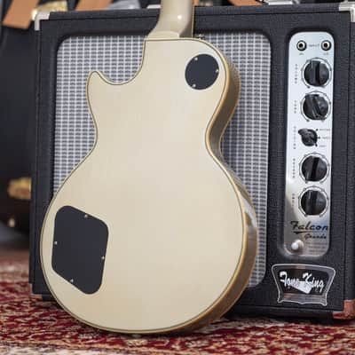 2013 Epiphone Limited Edition Les Paul Custom Pro - in TV Silver image 9