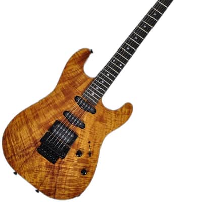 Schecter CET Koa Natural Gloss USA Custom Shop Electric Guitar image 2