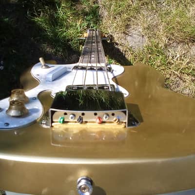 Eko Melody lefty bass 1972 gold image 16
