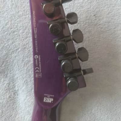 ESP LTD H3-1000 2018 - Present - See Thru Purple Sunburst image 6