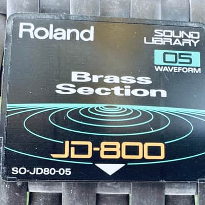Roland SO-JD80-05 Brass Section Waveform Card JD-800/JD-990