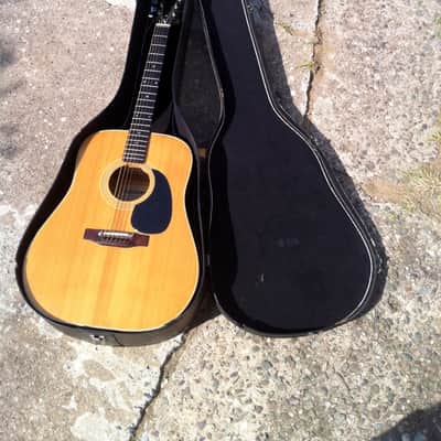 Epiphone FT-145 MPL Maple Acoustic Guitar Vintage FT145 With Case 1970s 70s Made In Japan image 1