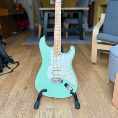 Fender American Performer Stratocaster HSS with Maple Fretboard 2018 - Present - Satin Surf Green image 13