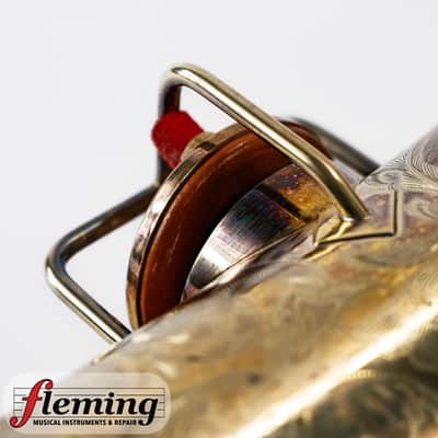 Vintage 1920 King "The King" Alto Saxophone - Brushed Gold Plate image 19
