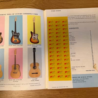 1967 Fender Guitar Course Book One – First String Approach – Vintage Case Candy image 3
