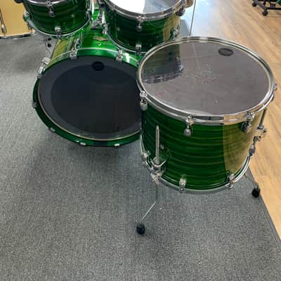 TAMA WBS42S-LSO Starclassic Walnut/Birch 4pc Shell Pack Lacquer Shamrock Oyster image 3