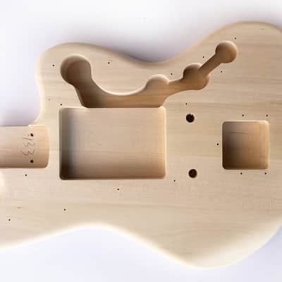 The Fretwire DIY Electric Guitar Kit – Offset P90 Build Your Own Guitar Kit Unfinished image 4