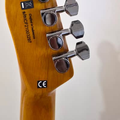 Fender Special Edition Custom Telecaster FMT HH with Laurel Fretboard 2019 - Present - Amber image 5