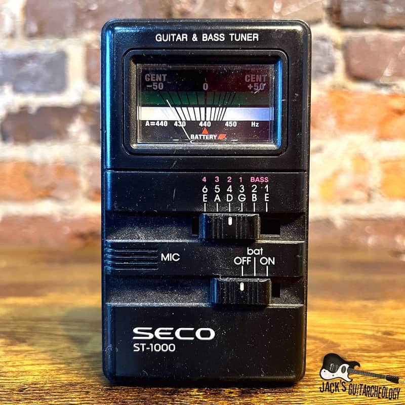 Seco ST-1000 Guitar & Bass Tuner (2000s - Black) image 1