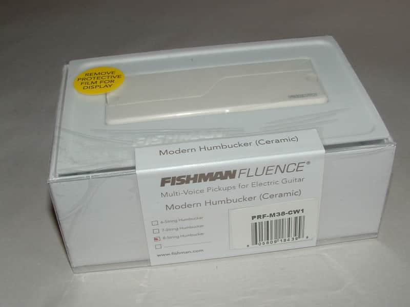 Fishman Fluence PRF-M38-CW1 8 String Modern Humbucker Ceramic 3 Voices (White) image 1