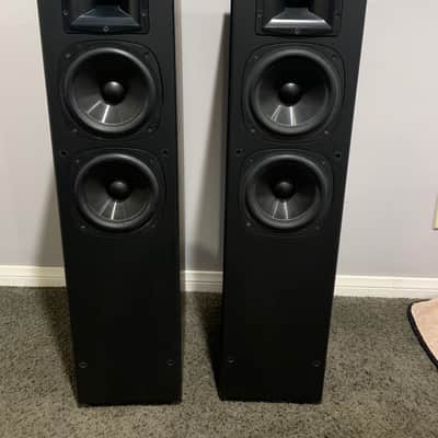 Klipsch Pair SF2 Black 3-Way Floorstanding Speakers - Tested and Working image 1