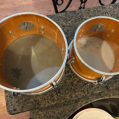 Slingerland Concert toms 8” & 10” Natural Finish image 6