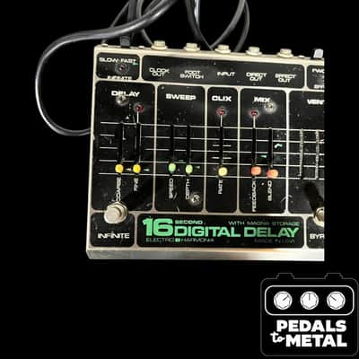 Electro-Harmonix 16 Second Digital Delay - Metal - X17234 image 2