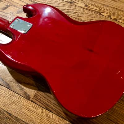 Vintage MIJ Cameo SG style guitar 1971 Japan w upgrades + mods image 4