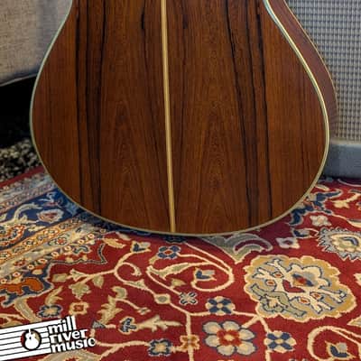 Yamaha FG-580 Acoustic Guitar – Natural – Nippon Gakki Japan – Includes Original Chipboard Case – Used Very Good image 4