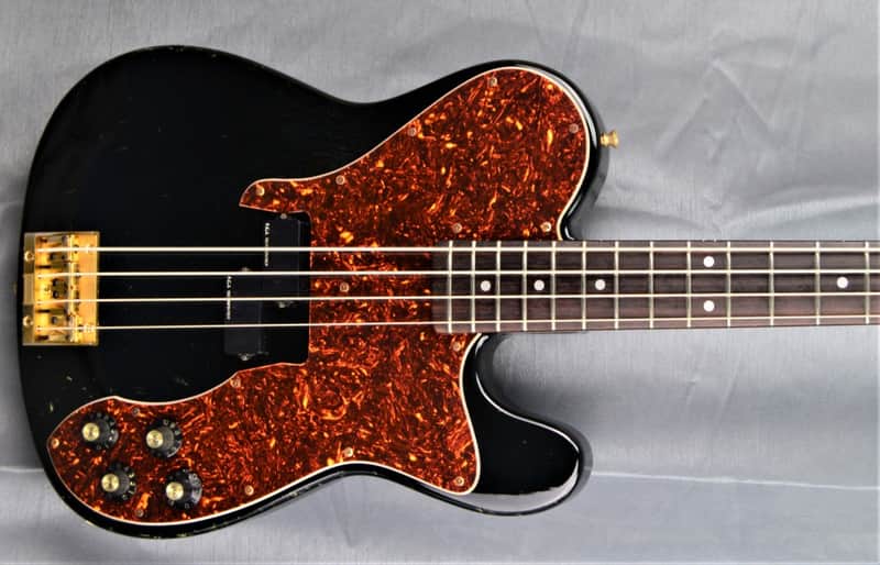 Fernandes Telecaster Bass TEB-75MW 1989 black 'signature Watanabe