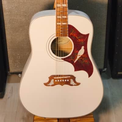 Epiphone Dove Pro Limited Edition - White image 3