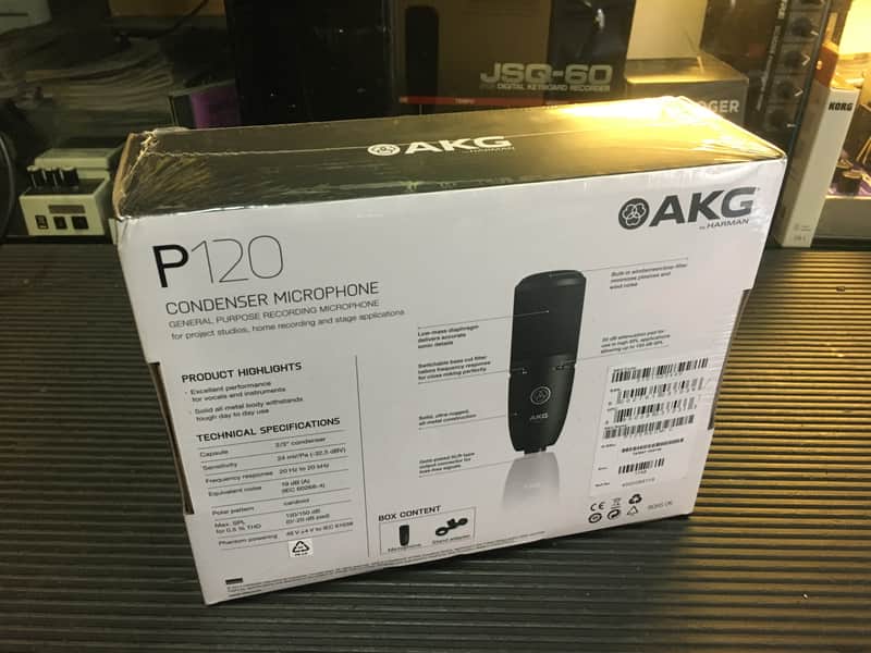 AKG P120 Perception 120 General-Purpose 2/3" Diaphragm Condenser Microphone mic //ARMENS// image 1