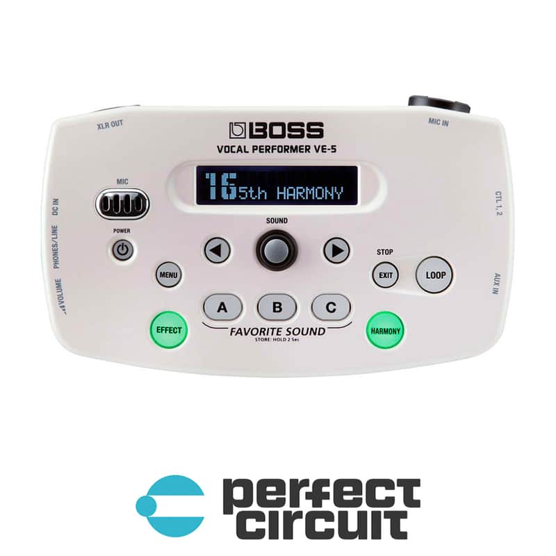 Boss VE-5-WH Vocal Performer (White) image 1