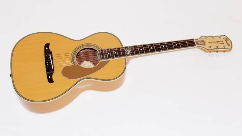 Fender Ron Emory Loyalty Parlor Acoustic Guitar Ash Butterscotch image 1