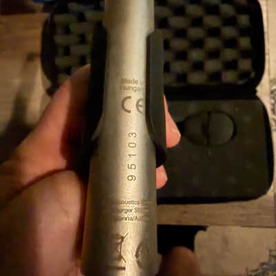 AKG C451B Small Diaphragm Cardioid Condenser Microphone 2010s - Satin Nickel Plated image 2