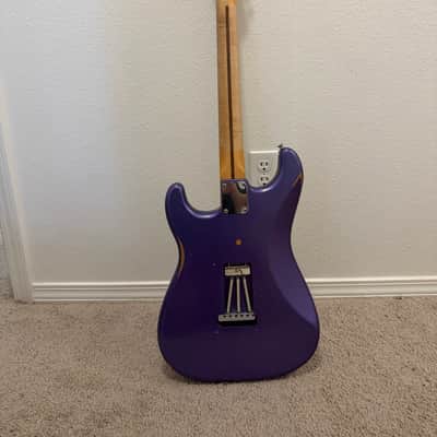 Fender Vintera Road Worn Mischief Maker Stratocaster 2021 - Metallic Purple image 3