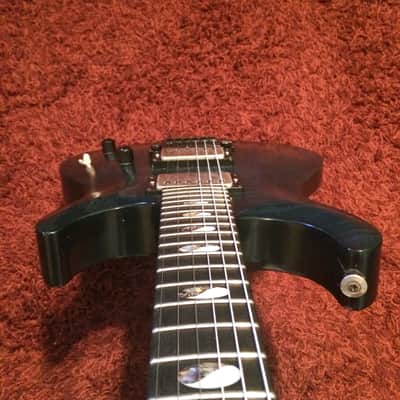 Caparison Angelus HGS Pre-Pro Trans Blue w/BKP Rebel Yells image 6
