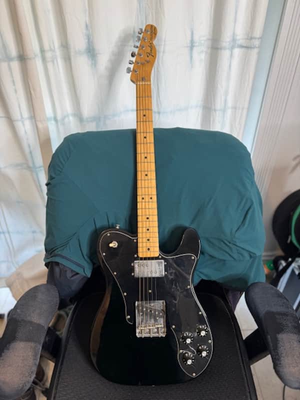 Fender Classic Series '72 Telecaster Custom with Maple Fretboard 2000 - Black (w/ gig bag) image 1