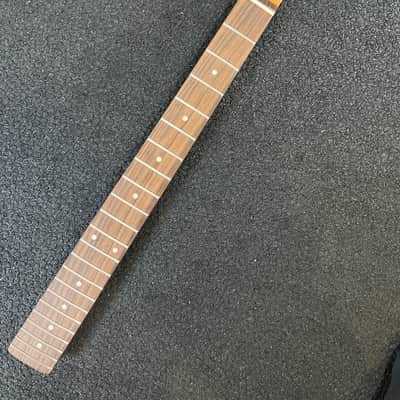 Roasted Maple Guitar neck, fits tele,  9.5 radius Rosewood , Bone nut, Nitro Finish, 22 fret image 2