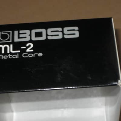 lightly used (mostly very clean) Boss EMPTY BOX for ML-2 Metal Core (NO pedal / NO paperwork) [lower part of box from different brand (DigiTech's X- Series) pedal box fits fine w/ Boss lid] late 2000s / early 2010s (refer to pictures for condition) image 10