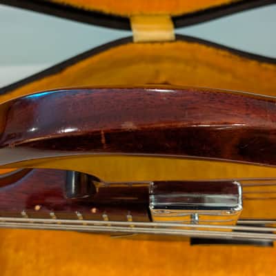 Left handed 1969 Gibson EB-0 electric bass - Cherry image 16