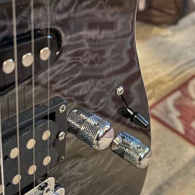 Tom Anderson Drop Top Shorty Quilt Maple 2016 Transparent Black Burst image 8