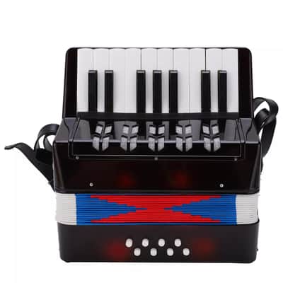 NEW 17-Key Piano Accordion with 8 Bass – Beginner Musical Instrument for Students image 2